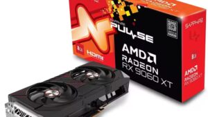 Graphics Card|SAPPHIRE|AMD Radeon RX 9060 XT|8 GB|GDDR6|128 bit|PCIE 5.0 16x|GPU 2700 MHz|Dual Slot Fansink|2xHDMI|1xDisplayPort|11350-04-20G