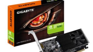 Graphics Card|GIGABYTE|NVIDIA GeForce GT 1030|2 GB|GDDR4|64 bit|PCIE 3.0 16x|Memory 2100 MHz|GPU 1177 MHz|Single Slot Fansink|1xDVI-D|1xHDMI|GV-N1030D4-2GL