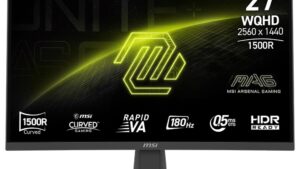 LCD Monitor|MSI|MAG 275CQF E18|27"|Gaming/Curved|Matte|Panel VA|2560x1440|16:9|180Hz|0.5 ms|Colour Black|MAG275CQFE18