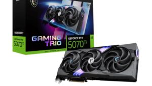 Graphics Card|MSI|NVIDIA GeForce RTX 5070 Ti|16 GB|GDDR7|256 bit|PCIE 5.0 16x|Dual Slot Fansink|1xHDMI|3xDisplayPort|RTX5070TI16GGAMTRIOOC
