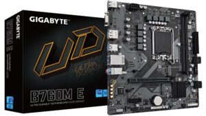 Mainboard|GIGABYTE|Intel B760 Express|LGA1700|Micro-ATX|Memory DDR5|Memory slots 2|B760ME1.0