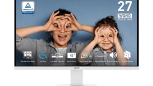 LCD Monitor|MSI|PRO MP273QW E2|27"|Business|Matte|2560x1440|16:9|100Hz|1 ms|Speakers|Colour White|PROMP273QWE2