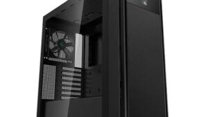 Case|DEEPCOOL|CH510 MESH DIGITAL|MiniTower|Case product features Transparent panel|Not included|Colour Black|R-CH510-BKNSE1-G-1