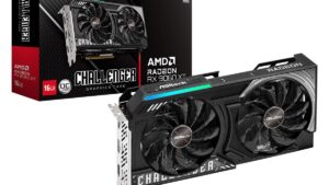 Graphics Card|ASROCK|AMD Radeon RX 9060 XT|16 GB|GDDR6|128 bit|PCIE 5.0 16x|Dual Slot Fansink|RX9060XTCL16GO