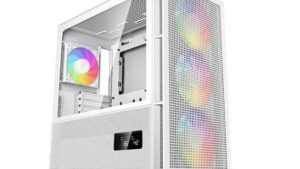 Case|DEEPCOOL|CH560 DIGITAL WH|Case product features Transparent panel|Not included|Colour White|R-CH560-WHAPE4D-G-1