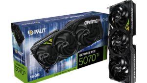 Graphics Card|PALIT|NVIDIA GeForce RTX 5070 Ti|16 GB|GDDR7|256 bit|PCIE 5.0 16x|GPU 2295 MHz|Triple slot Fansink|NE7507T019T2-GB2031U