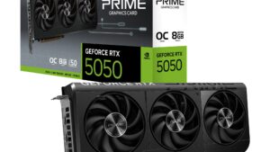 Graphics Card|ASUS|NVIDIA GeForce RTX 5050|8 GB|GDDR6|128 bit|PCIE 5.0 16x|GPU 2670 MHz|Two and Half Slot Fansink|PRIME-RTX5050-O8G