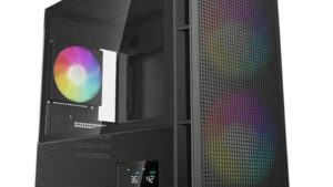 Case|DEEPCOOL|CH360 DIGITAL|MiniTower|Not included|MicroATX|MiniITX|Colour Black|CH360DIGITAL