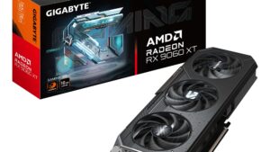 Graphics Card|GIGABYTE|AMD|Radeon RX 9060 XT|16 GB|GDDR6|128 bit|PCI Express x16 5.0|Active|GV-R9060XTGAMING-16GD1.0