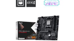 Mainboard|MSI|AMD B840|SAM5|Micro-ATX|Memory DDR5|Memory slots 2|PROB840M-B