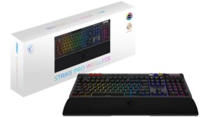 KEYBOARD GAMING BLACK US/STRIKE PRO W SILENT US MSI