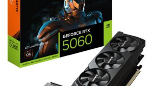 Graphics Card|GIGABYTE|NVIDIA GeForce RTX 5060|8 GB|GDDR7|128 bit|PCIE 5.0 16x|GPU 2512 MHz|Triple slot Fansink|GV-N5060OC-8GL