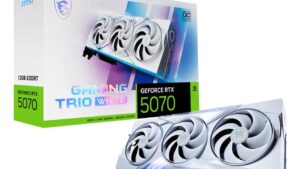 Graphics Card|MSI|NVIDIA GeForce RTX 5070|12 GB|GDDR7|192 bit|PCIE 5.0 16x|Triple slot Fansink|1xHDMI|3xDisplayPort|507012GGAMTRIOOCWHITE