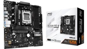 Mainboard|ASROCK|AMD A620A|SAM5|Micro-ATX|Memory DDR5|Memory slots 4|A620AMPRO-A
