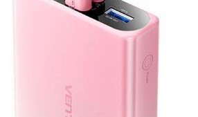 POWER BANK USB 10000MAH 22.5W/PINK FHZP0 VENTION