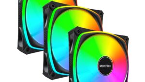 CASE FAN 120MM/RX120 PRO BLACK 3 IN 1 MONTECH