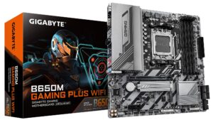 Mainboard|GIGABYTE|AMD B650|SAM5|Micro-ATX|Memory DDR5|Memory slots 4|B650MGAMINGPLUSWF1.3