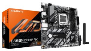 Mainboard|GIGABYTE|AMD B650|SAM5|Micro-ATX|Memory DDR5|Memory slots 4|B650MD3HPAX1.3