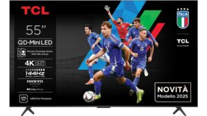 TV Set|TCL|55 "|4K Ultra HD|3840 x 2160 pixels|Flat|16:9|QD-Mini LED|55Q6C