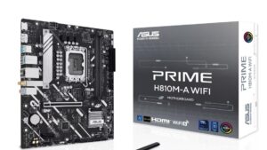 Mainboard|ASUS|Intel H810|LGA1851|Micro-ATX|Memory DDR5|Memory slots 2|PRIMEH810M-AWIFI