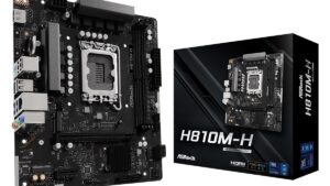 Mainboard|ASROCK|H810M-H|Intel H810|LGA 1851 (Socket V1)|micro ATX|RAM DDR5-SDRAM|2xSlots|1xNumber of M.2 (M) slots|H810M-H