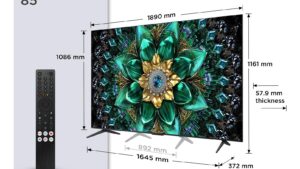 TV Set|TCL|85 "|4K Ultra HD|3840 x 2160 pixels|Flat|16:9|QD-Mini LED|85Q6C