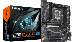 Mainboard|GIGABYTE|Intel Z790 Express|LGA 1700|ATX|RAM DDR5-SDRAM|4xSlots|Wi-Fi Yes|Bluetooth Yes|3xNumber of M.2 (M) slots|Z790EAGLEAX1.2