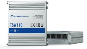 Switch|TELTONIKA|TSW110|Desktop/pedestal|DIN Rail|TSW110