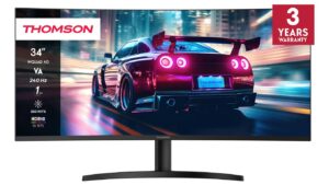 LCD Monitor|THOMSON|34 "|3440 x 1440 pixels|UltraWide Quad HD|LCD|Curved|M34QG7Y14C