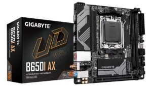 Mainboard|GIGABYTE|AMD B650|Socket AM5|mini ITX|RAM DDR5-SDRAM|2xSlots|Wi-Fi Yes|Bluetooth Yes|1xNumber of M.2 (M) slots|B650IAX1.2