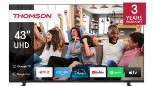 TV Set|THOMSON|43 "|4K Ultra HD|3840 x 2160 pixels|Flat|16:9|LED|43UG4S14