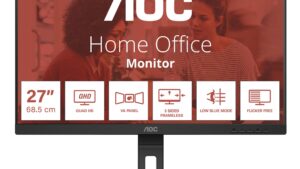 LCD Monitor|AOC|27 "|2560 x 1440 pixels|Quad HD|Native aspect ratio 16:9|Flat|Q27E3UMF