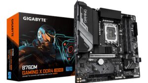 Mainboard|GIGABYTE|Intel B760|LGA 1700|micro ATX|RAM DDR4-SDRAM|4xSlots|2xNumber of M.2 (M) slots|B760MGXDDR4GEN5