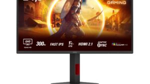 LCD Monitor|AOC|24.5 "|2560 x 1440 pixels|Quad HD|Native aspect ratio 16:9|LED|Flat|Q25G4SR